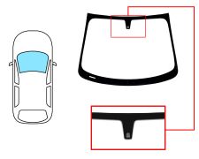 PARE-BRISE CHEVROLET AVEO 2011-2016 AVANT / VERT / AVEC BASE MIROIR