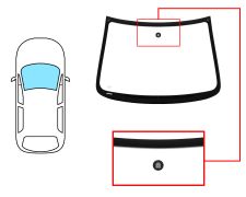 PARE-BRISE CHEVROLET SPARK 2010-2013 AVANT / VERT / AVEC BASE MIROIR
