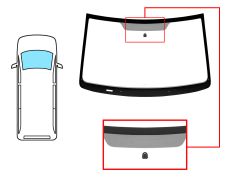 PARE-BRISE CHRYSLER GRAND VOYAGER 2008-2015 AVANT / VERT / AVEC BASE MIROIR