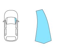 PARE-BRISE CITROEN C3 PICASSO 2009-2012 AVANT / VERT / DROIT