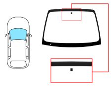 PARE-BRISE CITROEN C5 2000-2005 4 PORTES / BREAK / AVANT / VERT / AVEC BASE MIROIR / SANS SERIGRAPHIE