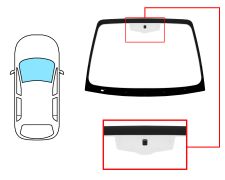 PARE-BRISE CITROEN C5 2000-2005 4 PORTES / BREAK / AVANT / VERT / AVEC BASE MIROIR 