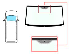 PARE-BRISE CITROEN JUMPER 2002-2006 AVANT / VERT / AVEC BASE MIROIR