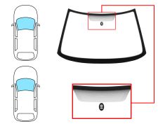 PARE-BRISE CITROEN XANTIA 1998-2002 4 PORTES / FAMILIAR / AVANT / SOLEXTRA / AVEC BASE MIROIR