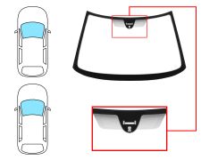 PARE-BRISE CITROEN XANTIA 1998-2002 4 PORTES / FAMILIAR / AVANT / SOLEXTRA / AVEC BASE MIROIR / AVEC CAPTEUR