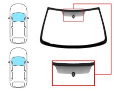 PARE-BRISE CITROEN XSARA 1997-2000 3/5 PORTES / BREAK / AVANT / VERT / AVEC BASE MIROIR