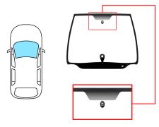 PARE-BRISE CITROEN XSARA PICASSO 1999-2004 AVANT / SOLEXTRA / AVEC BASE MIROIR / AVEC CAPTEUR