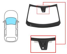 PARE-BRISE CITROEN C4 2020-> AVANT / VERT / ACOUSTIQUE / AVEC BASE MIROIR / AVEC CAPTEUR / AVEC CAPTEUR ANTI-BUÉE / AVEC SUPPORT CAMÉRA / JOINTS PRÉMONTÉS