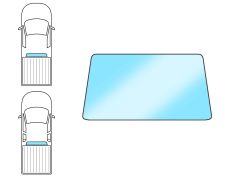 LUNETTE VOLKSWAGEN AMAROK 2010-2016 2/4 PORTES / ARRIÈRE / CHAUFFANT / GRIS / TEINTÉ