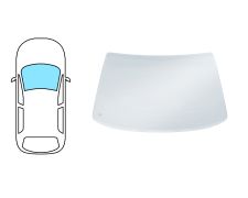 PARE-BRISE FIAT CINQUECENTO 1992-1998 AVANT / VERT / AVEC BASE MIROIR