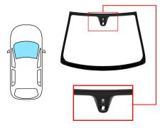 PARE-BRISE FIAT CROMA 2005-2008 AVANT / VERT / AVEC BASE MIROIR / AVEC CAPTEUR / JOINTS PRÉMONTÉS