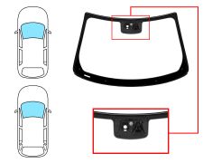PARE-BRISE FIAT TIPO 2015-2020 4/5 PORTES / BREAK / AVANT / VERT / ACOUSTIQUE / AVEC BASE MIROIR / AVEC CAPTEUR / AVEC SUPPORT CAMÉRA / JOINTS PRÉMONTÉS