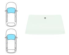 PARE-BRISE FORD ESCORT 1986-1990 3/5 PORTES / BREAK / CABRIOLET / AVANT / VERT 