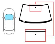 PARE-BRISE FORD ORION 1990-1993 AVANT / CLAIR 