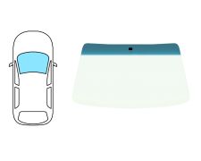 PARE-BRISE FORD FIESTA 1989-1996 3/5 PORTES / AVANT / VERT BANDE BLEUE 