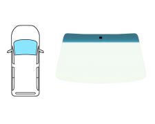 PARE-BRISE FORD COURIER 1989-1995 AVANT / VERT BANDE BLEUE 