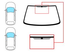PARE-BRISE FORD FIESTA 1996-1999 3/5 PORTES / AVANT / CLAIR 