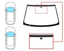 PARE-BRISE FORD MONDEO 1993-1997 4/5 PORTES / BREAK / AVANT / VERT 