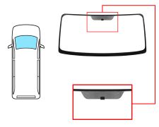PARE-BRISE FORD TRANSIT 1986-1991 AVANT / CLAIR
