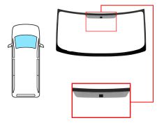 PARE-BRISE FORD TRANSIT 2000-2006 AVANT / CLAIR