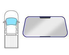 JOINT D'ÉTANCHÉITÉ PARE-BRISE TOYOTA HILUX 1992-1998 AVANT / COMPLÈTE