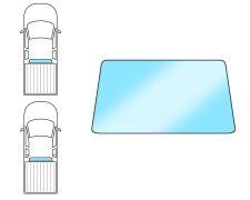 LUNETTE TOYOTA HILUX 2016-2021 2/4 PORTES / ARRIÈRE / CHAUFFANT / VERT / JOINTS PRÉMONTÉS