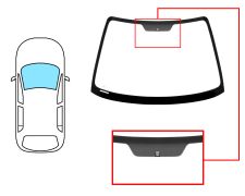 PARE-BRISE HONDA ACCORD 1998-2003 4/5 PORTES / AVANT / VERT / AVEC BASE MIROIR