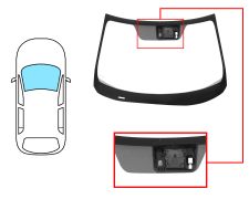 PARE-BRISE HONDA CIVIC 2016-2022 5 PORTES / AVANT / VERT / ACOUSTIQUE / AVEC BASE MIROIR / AVEC CAPTEUR / AVEC SUPPORT CAMÉRA 