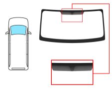 PARE-BRISE IVECO DAILY 1999-2006 AVANT / VERT / AVEC BASE MIROIR 