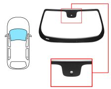PARE-BRISE JEEP RENEGADE 2014-2018 AVANT / VERT / ACOUSTIQUE / AVEC BASE MIROIR / JOINTS PRÉMONTÉS