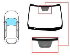 PARE-BRISE KIA CEED 2012-2015 5 PORTES / BREAK / AVANT / VERT / AVEC BASE MIROIR 