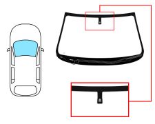 PARE-BRISE KIA SORENTO 2009-2012 AVANT / VERT / AVEC BASE MIROIR
