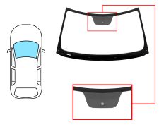 PARE-BRISE KIA SOUL 2008-2011 AVANT / VERT / AVEC BASE MIROIR