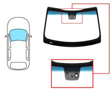 PARE-BRISE KIA SPORTAGE 2016-2018 AVANT / VERT BANDE BLEUE / ACOUSTIQUE / AVEC BASE MIROIR / AVEC CAPTEUR / AVEC CAPTEUR ANTI-BUÉE / JOINTS PRÉMONTÉS PARE-BRISE KIA SPORTAGE 2016-2018 AVANT / VERT BANDE BLEUE / ACOUSTIQUE / AVEC BASE MIROIR / AVEC CAPTEUR / AVEC CAPTEUR ANTI-BUÉE / JOINTS PRÉMONTÉS