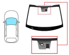 PARE-BRISE KIA STONIC 2017-2021 5 PORTES / AVANT / VERT / AVEC BASE MIROIR / AVEC CAPTEUR / AVEC CAPTEUR ANTI-BUÉE / AVEC SUPPORT CAMÉRA