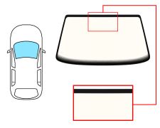 PARE-BRISE LANCIA THEMA 1984-1994 AVANT / BRONZE