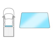 LUNETTE VOLKSWAGEN LT 1995-2005 CAJA-CHASIS / ARRIÈRE / REFRIGÉRÉE / CLAIR
