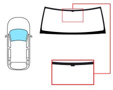 PARE-BRISE LAND ROVER DISCOVERY 1994-1998 AVANT / VERT 
