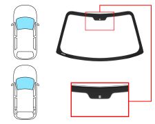 PARE-BRISE LAND ROVER FREELANDER 1997-2003 3/5 PORTES / AVANT / VERT / AVEC BASE MIROIR / JOINTS PRÉMONTÉS