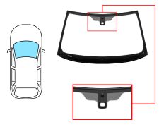 PARE-BRISE LAND ROVER FREELANDER 2006-2010 AVANT / VERT / AVEC BASE MIROIR / AVEC CAPTEUR / JOINTS PRÉMONTÉS