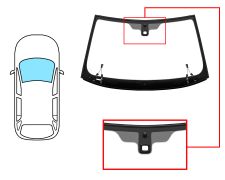 PARE-BRISE LAND ROVER FREELANDER 2006-2010 AVANT / VERT / CHAUFFANT / AVEC BASE MIROIR / AVEC CAPTEUR / JOINTS PRÉMONTÉS