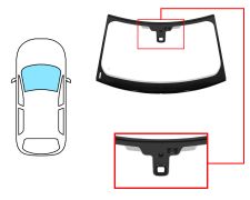 PARE-BRISE LAND ROVER RANGE ROVER EVOQUE 2011-2015 3 PORTES / AVANT / SOLEXTRA / ACOUSTIQUE / AVEC BASE MIROIR / AVEC CAPTEUR / AVEC CAPTEUR ANTI-BUÉE / JOINTS PRÉMONTÉS