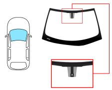 PARE-BRISE LEXUS CT 2010-2014 AVANT / VERT / AVEC BASE MIROIR / JOINTS PRÉMONTÉS
