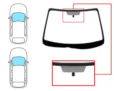 PARE-BRISE MAZDA 6 2006-2008 4/5 PORTES / BREAK / AVANT / VERT / AVEC BASE MIROIR / JOINTS PRÉMONTÉS