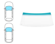 PARE-BRISE MERCEDES SERIE (W123) 1976-1985 4 PORTES / BREAK / AVANT / VERT / AVEC BASE MIROIR 