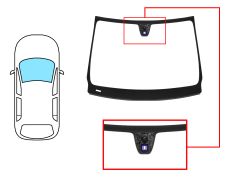 PARE-BRISE MERCEDES CLASE B (W246) 2011-2014 AVANT / VERT / AVEC BASE MIROIR / AVEC CAPTEUR ROND / JOINTS PRÉMONTÉS