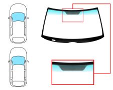 PARE-BRISE MERCEDES CLASE C (W202) 1993-2000 4 PORTES / BREAK / AVANT / VERT BANDE VERTE