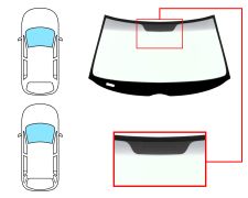 PARE-BRISE MERCEDES CLASE E (W210) 1995-2000 4 PORTES / BREAK / AVANT / VERT BANDE GRISE