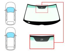PARE-BRISE MERCEDES CLASE E (W210) 1995-2000 4 PORTES / BREAK / AVANT / VERT BANDE VERTE / AVEC CAPTEUR