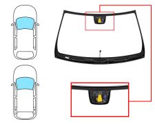 PARE-BRISE MERCEDES CLASE E (W212) 2009-2013 4 PORTES / BREAK / AVANT / VERT / AVEC CAPTEUR / AVEC SUPPORT CAMÉRA MODIFIÉ / CHAUFFANT / JOINTS PRÉMONTÉS 